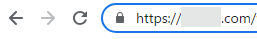 SSL化したサイトの鍵付きのアドレスの画像